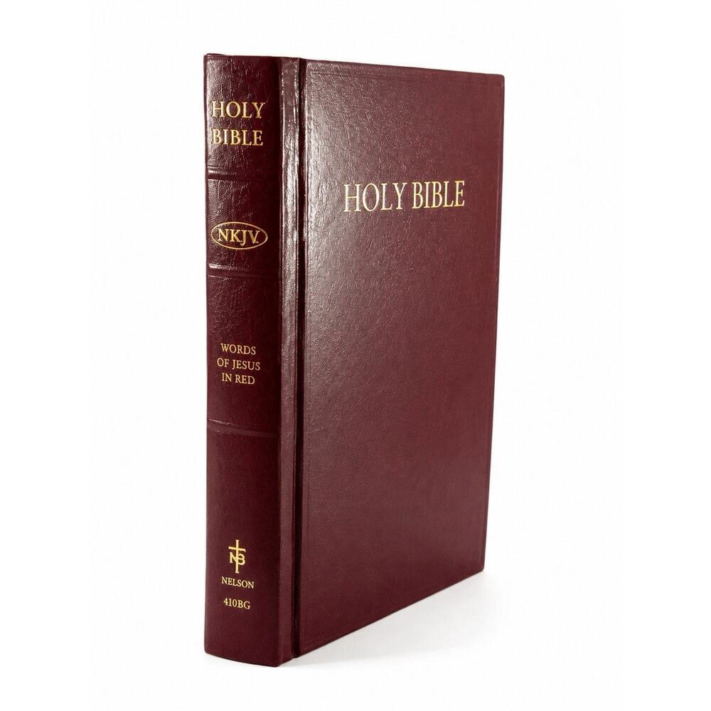 NKJV Holy Bible Thomas Nelson 410BG Burgundy Red Letter Edition 1982